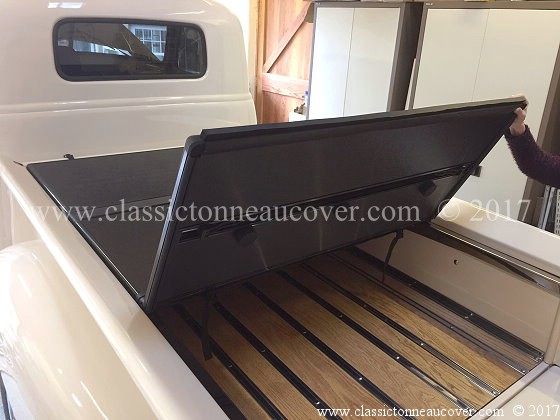 Hard tonneau cover for the 1947-53 Chevy truck.