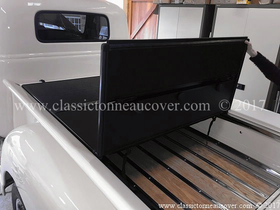 Hard tonneau cover for the 1947-53 Chevy truck.