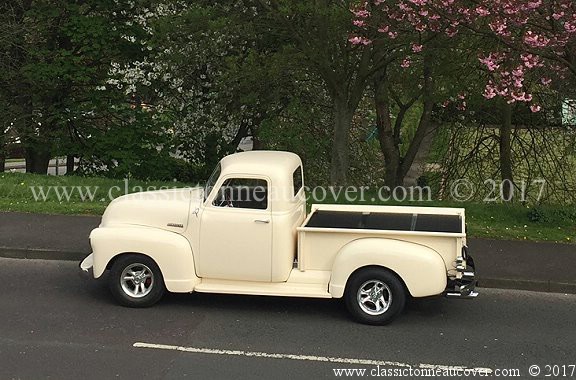 Hard tonneau cover for the 1947-53 Chevy truck.