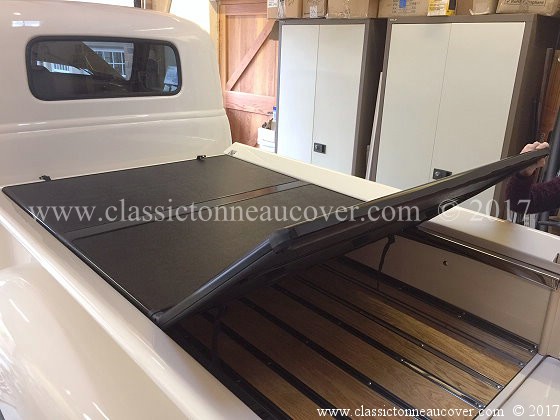 Hard tonneau cover for the 1947-53 Chevy truck.