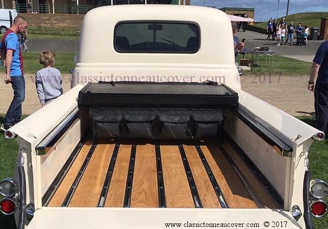 Hard tonneau cover for the 1947-53 Chevy truck.